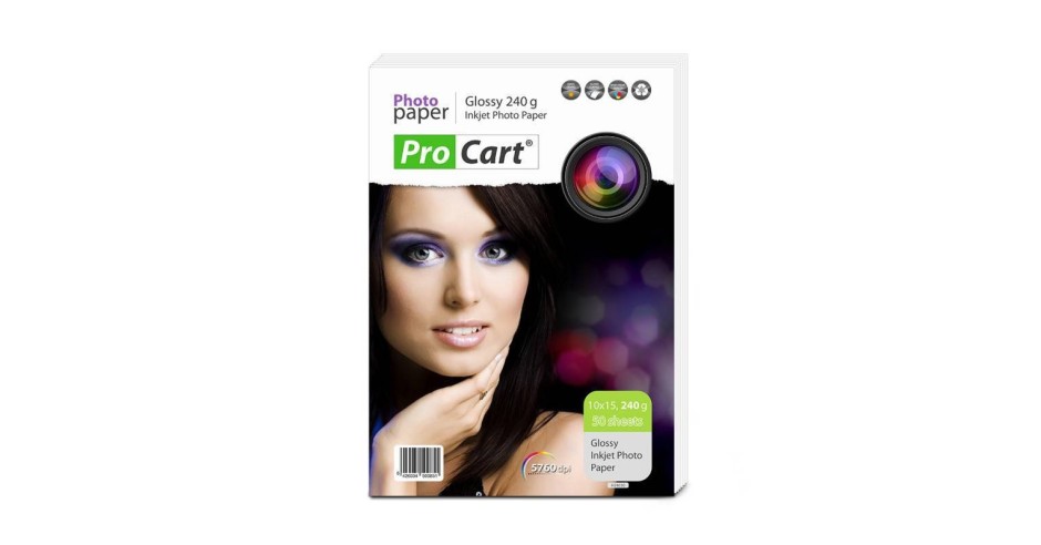 Hartie foto Procart 50 coli High Glossy 240g 10x15 | arhiva Okazii.ro