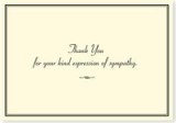 Sympathy Thank You Notes