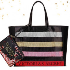 Victoria&amp;#039;s Secret geanta si portfard de plaja sau de zi foto