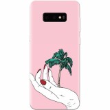 Husa silicon pentru Samsung Galaxy S10 Lite, Palm Tree