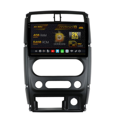 Navigatie Suzuki Jimny (2005+), Android 13, V-Octacore 4GB RAM + 64GB ROM, 9.5 Inch - AD-BGV9004+AD-BGRKIT315 foto