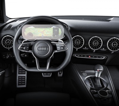 Folie Protectie Navigatie Audi TT Coupe 2018+, Duragon, protectie Display Ceasuri Bord, silicon Mat, Anti-zgarieturi, Anti-amprenta, kit instalare foto