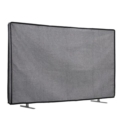 Husa pentru televizor de 49-50&amp;quot; Kwmobile, Gri, Textil, 60193.19 foto