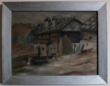 Peisaj tirolian de Heinrich Kluibenschedl (1849&ndash;1929), Peisaje, Ulei, Altul