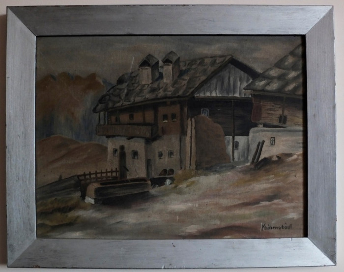 Peisaj tirolian de Heinrich Kluibenschedl (1849&ndash;1929)