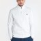 Bluza barbati cu fermoar si maneca lunga alb, 2XL