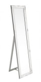 Cumpara ieftin Oglinda decorativa de podea cu rama lemn alb patinat Miro 40x3x160 cm