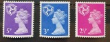 BC288, Marea Britanie, 3 timbre regina Elisabeta a II-a