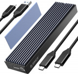 Carcasă SSD ORICO M.2 NVMe, carcasă SSD USB 3.2 Gen 2 (10 Gbps) la NVMe PCI-E M.