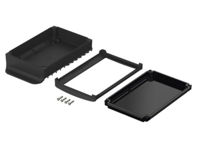 Carcasă desktop BOPLA BoVersa neagră 140x258x66mm IP66/IP68 foto