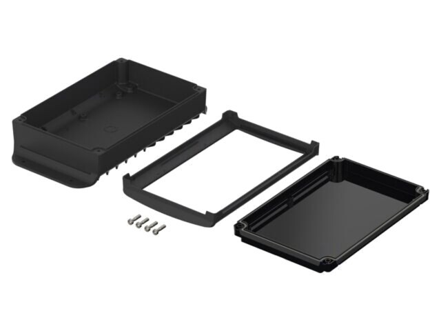 Carcasă desktop BOPLA BoVersa neagră 140x258x66mm IP66/IP68
