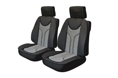 HUSE SCAUN ANATOMIC NEGRU - SET 2 BUC,45715 foto