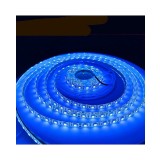 Banda led albastra 60 leduri 5050/metru, 24V, rezistenta la apa, la rola de 5 metri - LS-5050-01B