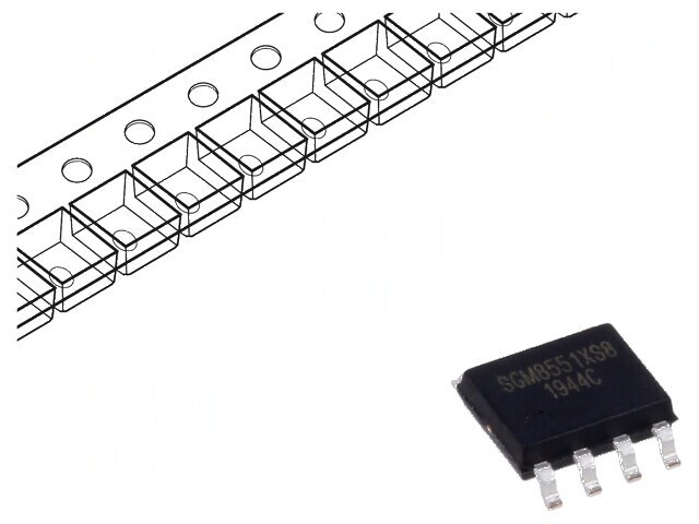 Amplificator operațional SO8 2,5-5,5VDC - IC pe rolă/bandă