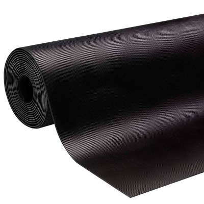 Covor Antiderapant din Cauciuc, Linoleum din Cauciuc pentru Protectie Podea Auto - model STRIURI FINE FAVLine Selection foto
