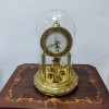 Ceas Semineu/Birou Mecanic Cupola Sticla, Antichitate, 31cm, Cheie Inclusa