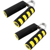 Flexor pentru Tonifiere si Intretinere Muschi Antebrat cu Arc Rezistent din Otel Premium, 135 Kg, Set 2 Bucati, Negru, CBD CORAL BEST DEALS Negru 9.1