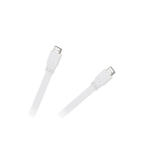 Cablu Hdmi alb plat v1.4 1.8m Cabletech