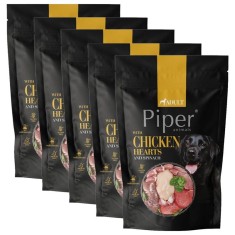 Piper Adult hrana la plic cu inimi de pui ?i spanac 5 x 500 g foto