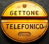 Moneda / Jeton Telefonic GETTONE TELEFONICO - ITALIA, anul 1975 *cod 2648
