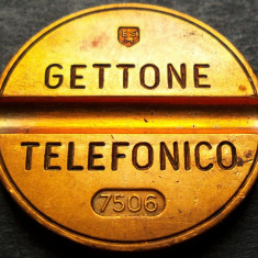 Moneda / Jeton Telefonic GETTONE TELEFONICO - ITALIA, anul 1975 *cod 2648