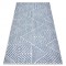 Covor COLOR 47176360 SISAL linii, triunghiuri, cikcakk bej / albastru, 200x290 cm