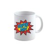 Cana alba personalizata Super Dad, INOVATIX&reg;. 330ml, Oem