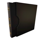 Album cu casetă LUX, piele ecologică &ndash; GRANDE standard A4 , culoare neagră