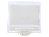 Lentilă Transparentă pentru Buton 22mm Plastic 18x18mm