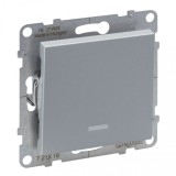 Intrerupator cap scara cu led Legrand Suno aluminiu 721316