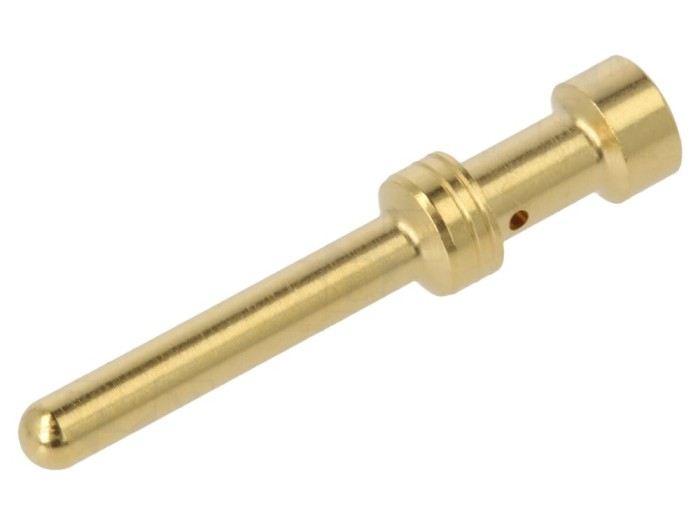 Conector pin tată aurit, contacte &icirc;ntoarse