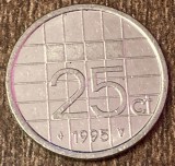 C50 - Moneda foarte veche - Olanda - 25 centi - 1995