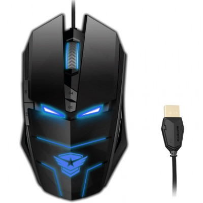 Mouse gaming Somic Easars Spotter , Laser , 4000 DPI , Iluminare LED , Negru foto