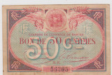 BON 50 CENTIMES 1924 FRANTA / UNC-FF RAR