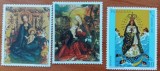 PARAGUAY-CRACIUN 1991-&#039;&#039;PICTURI CELEBRE&#039;&#039;-SET de 3val. (mari de POST-AERO.)-MNH LUX -NESTAMPIL.-VEZI SCAN