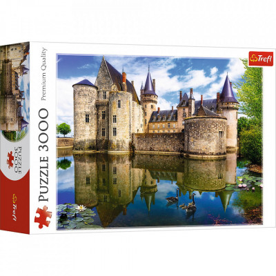 Puzzle trefl 3000 castelul sully sur loire foto