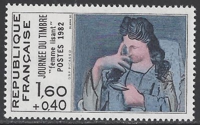 C4059 - FRanta 1982 - Ziua marcii neuzat,perfecta stare foto