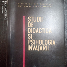 Studii de didactica si psihologia invatarii-Coord.Paul Popescu Neveanu