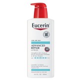 Loțiune de corp Eucerin Advanced Repair pentru piele foarte uscată, cu ceramide, hidratare 48h, 500 ml