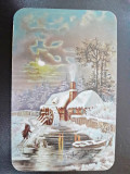 Carte postala peisaj de iarna, 1902