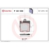 Placute frana Mercedes Clasa C (W203) 05.00-12.07, Clasa C Coupe (Cl203) 03.01-06.11, Clasa C T-Model (S203) 03.01-08.07, Clasa CLC (Cl203) 05.08-06., BREMBO
