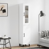 vidaXL Dulap &icirc;nalt, alb, 34,5x34x180 cm, lemn prelucrat