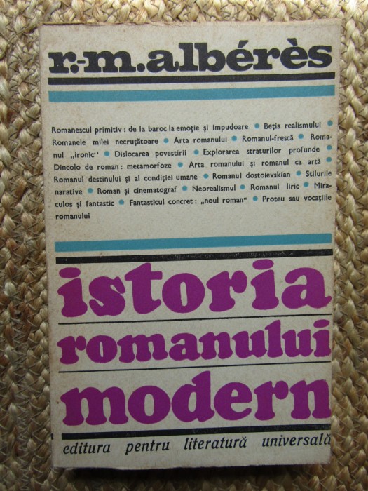 Istoria romanului modern R. M. Alberes