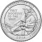 SUA - QUARTER CUMBERLAND GAP, KENTUCKY 2016 D - XF+ / SERIA PARCURI NAT.