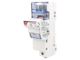 Clemă siguranţe cilindrice 22x58mm şină DIN 125A gri