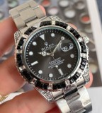 Cumpara ieftin CEAS ROLEX SUBMARINER Silver&amp;Diamonds Edition 2026 -CALITATEA 1- LUX ELEGANT