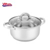 CRATITA INOX+CAPAC 22x10.5CM,3.9L, IRENE, Vanora