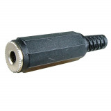 Conector jack 2,5mm, mono, pe cablu, 331060