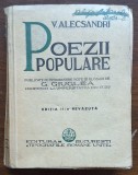 Vasile Alecsandri &ndash; &bdquo;Poezii populare&rdquo;, ed. a II-a revăzută (Giuglea), TRU, 1933
