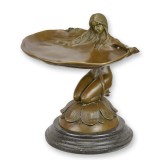 Platou Art Nouveau din bronz pentru carduri BF-10